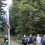 Торжественная линейка с церемонией поднятия флага Российской Федерации